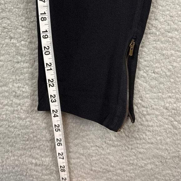 Stella McCartney Women's Black Joggers Elastic Waist Zipper Hem Size 44 (US M-L) - Picture 7 of 11